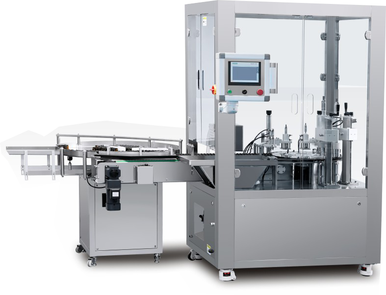 Máquina automática de llenado y laminación de doble cabeza